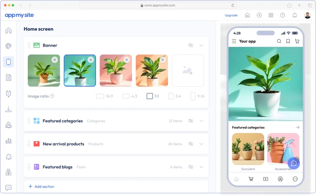AppMySite – Build Mobile Apps Without Coding