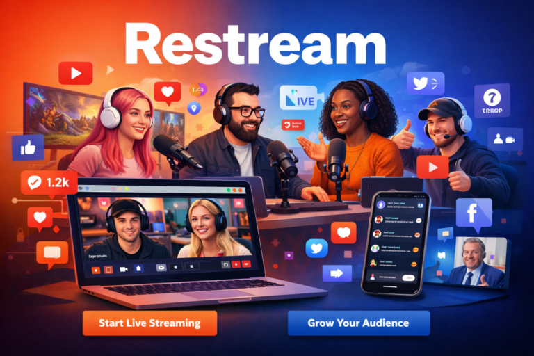 Restream – The Ultimate Live Streaming Platform for Multichannel Broadcasting