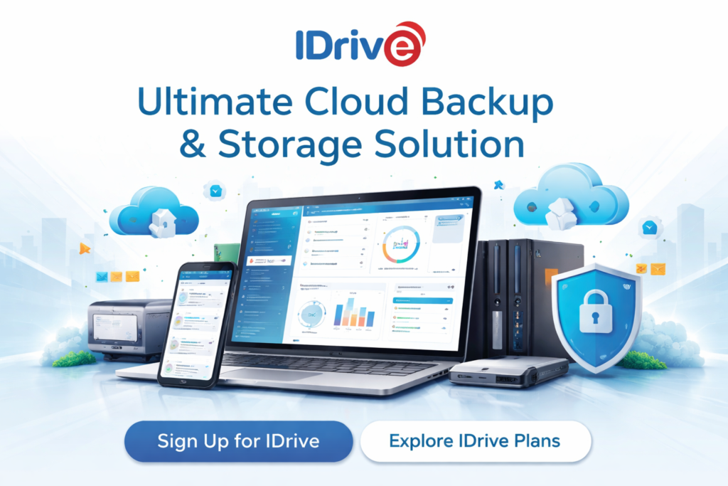 IDrive: Ultimate Cloud Backup and Storage Solution for Everyone